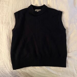 BODEN Navy Sweater Vest Half Sleeve
